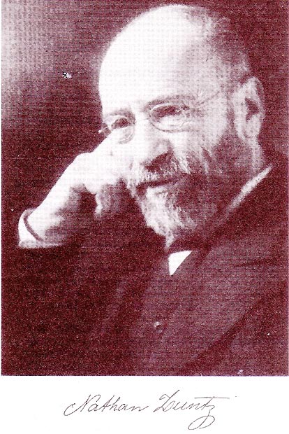 Dr. Nathan Zuntz - * 1847 in Bonn; gest. 1920 in Berlin
