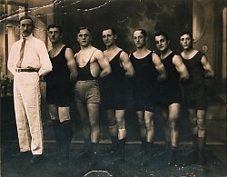 Bodybuilder im Jahr 1913